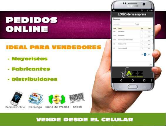 Sistema para hacer pedidos por celular en San Nicolás