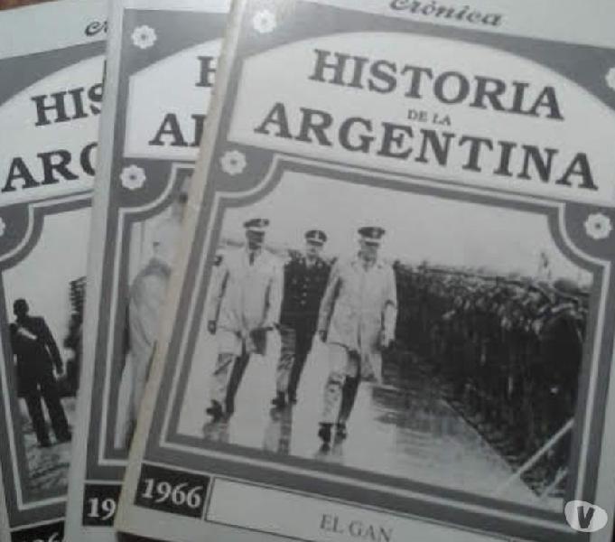 VENDO COLECCIÓN DE 103 VOLÚMENES DE HISTORIA ARGENTINA