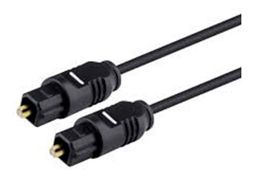 Cable Optico Toslink Fibra Optica Dorada 1 Mts Audio Digital
