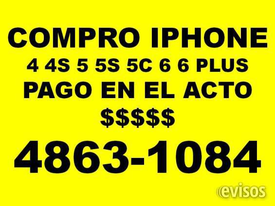 Compro iphone pago en el acto comunicarse al 48631084 no