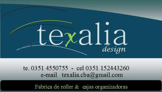 Cortinas roller texalia design en Córdoba