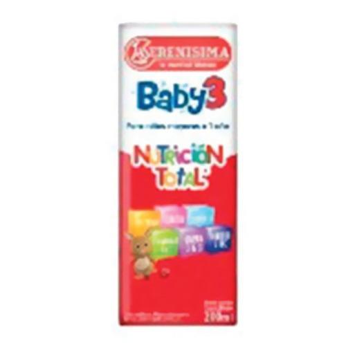 Leche Bebe La Serenisima Baby 3 200ml Nutricia Bago