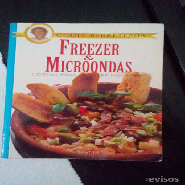 Libro de cocina freezer y microondas de choly berreteaga en