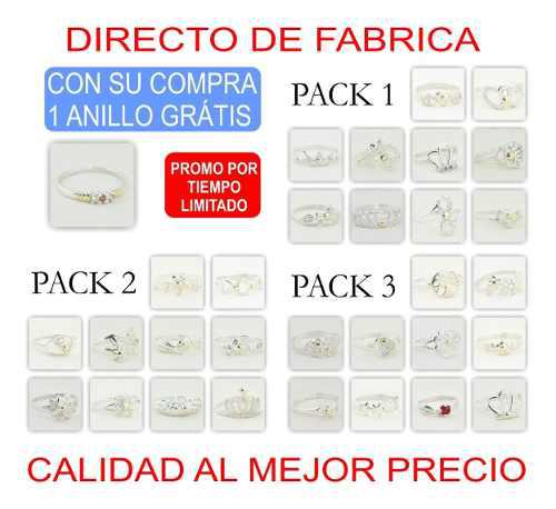 Pack 10 Anillos Plata Y Oro Por Mayor (fabricante)