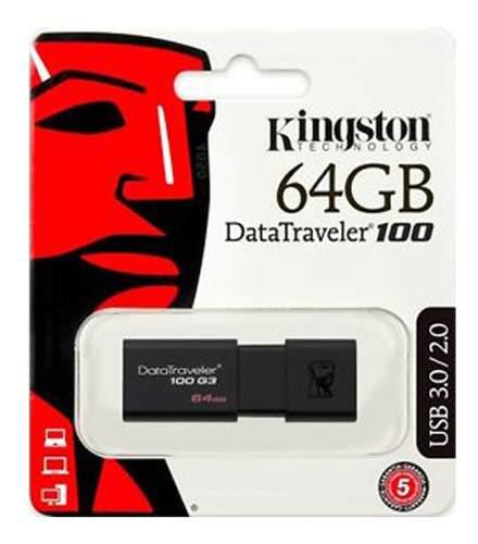 Pendrive Kingston 64gb Usb Dt104 Planetstore Martinez