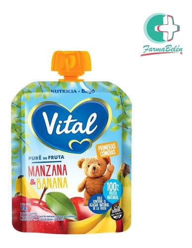 Pure De Frutas Vital En Papilla Manzana Y Banana 90g