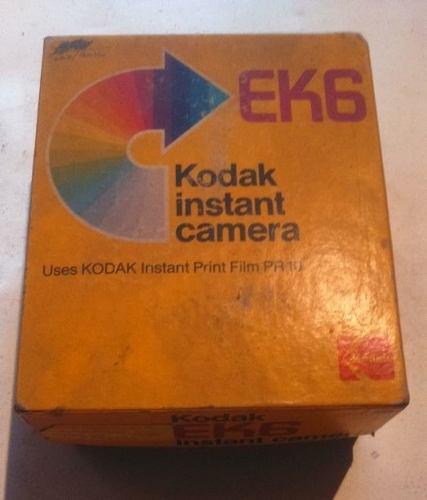 Antigua Cámara Fotográfica Kodak Ek6 Con Caja