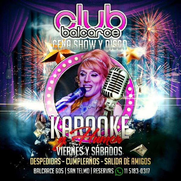 Balcarce Club Cantobar Karaoke Lounge Cena Show
