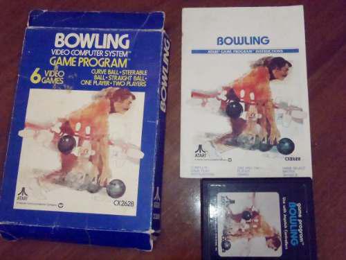 Bowling Juego Atari 2600 Rarity2 Funciona Caja Manual