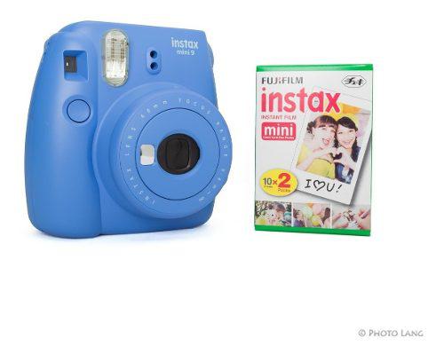 Camara Fuji Instax Mini 9 + 20 Fotos Flash Selfie Polaroid