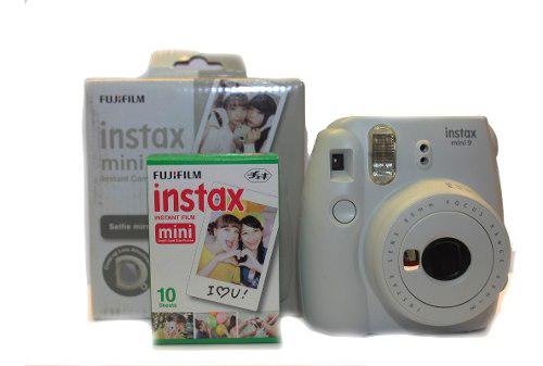 Camara Fuji Instax Mini 9 Colores + 10 Fotos Tipo Polaroid