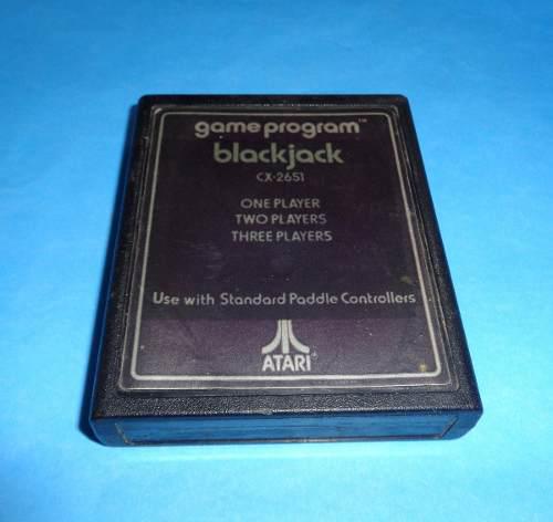 Cartucho Blackjack Atari Cx2651