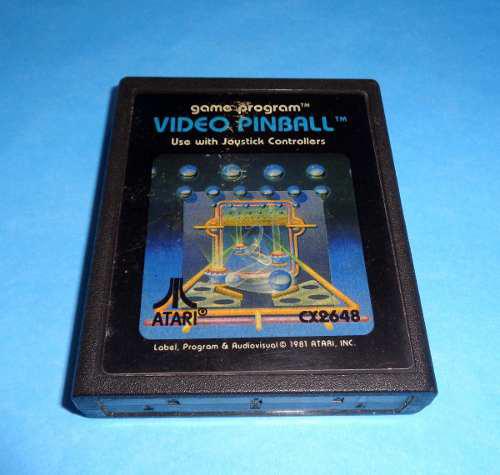 Cartucho Video Pinball Atari Cx2648