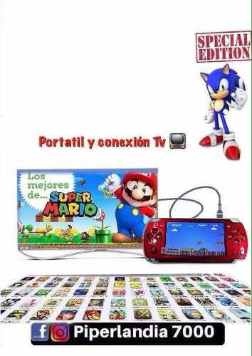 Consola Portatil Edicion Especial Mario Sonic 16bits Retro