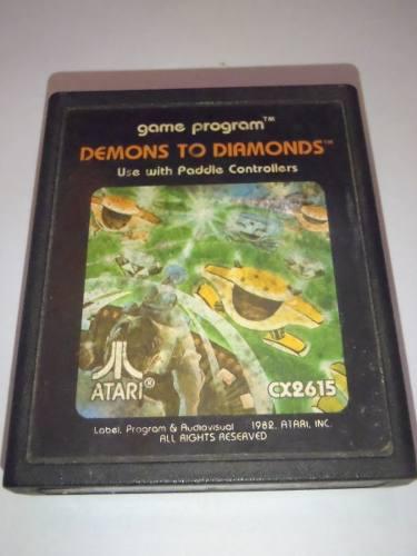 Demons To Diamonds Juego Atari 2600 Rarity2 Funcionando