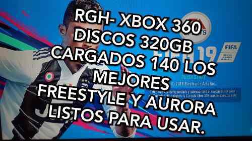 Disco 320gb Para Xbox 360 Con Rgh 140 Juegos Freestyle