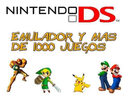 Emulador Nintendo Ds + 1000 Juegos