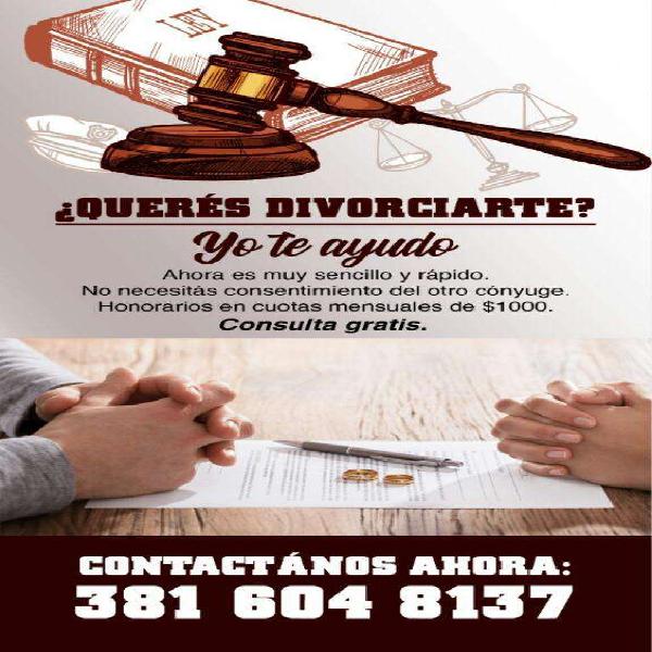 Estudio Juridico. Divorcio Express