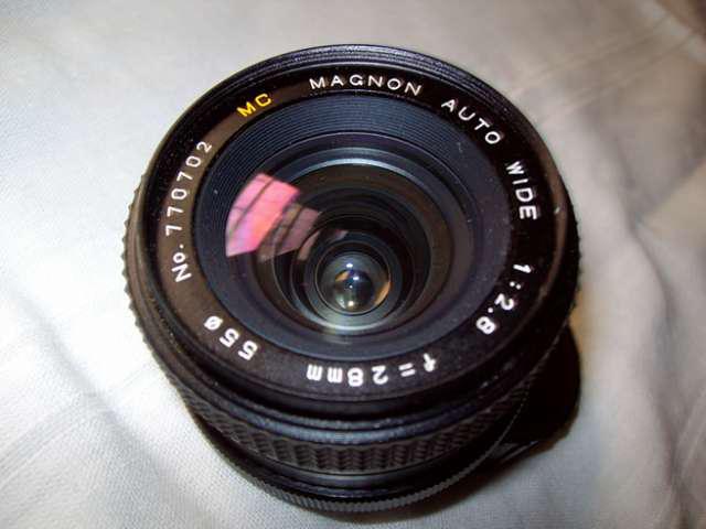 Gran angular lente magnon ? 1:2.8