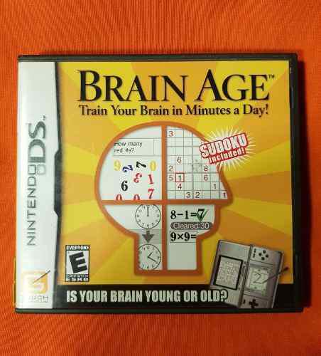 Juego Brain Age Fisico Nintendo Ds /local A La Calle