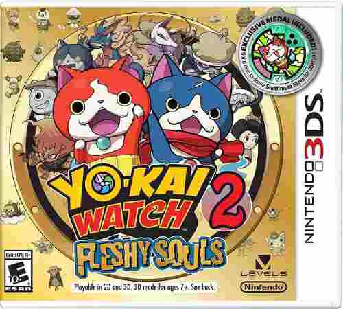 Juego Nintendo 3 Ds Yo-kai Watch 2 Fleshy Souls