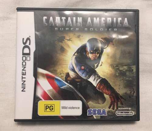 Juego Nintendo Ds Captain America Super Soldier Completo