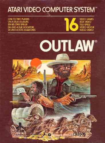 Juego Outlaw Original Consola Atari Cx 2600 Palermo Z Norte
