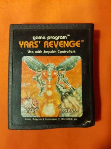 Juego Yars' Revenge Con Manual Atari-local A La Calle