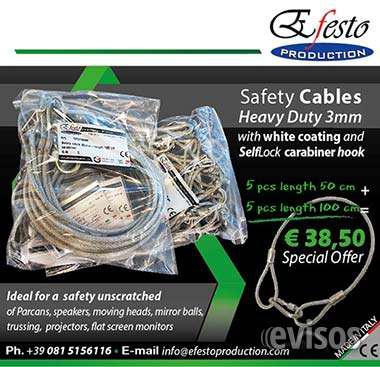 Package offer safety cable heavy duty 3mm: € 38,50 en