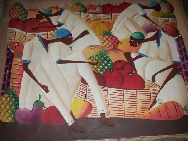 Pinturas haitianas originales de santo domingo en Florida
