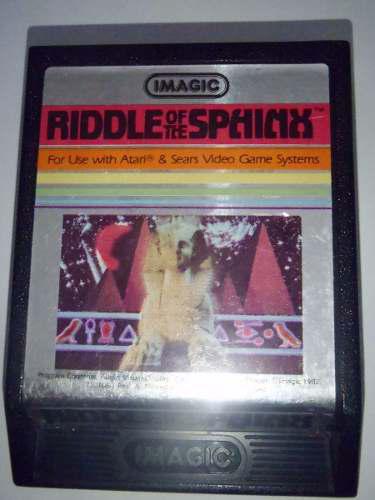 Riddle Of The Sphinx Juego Atari 2600 Rarity 2 Funcionando