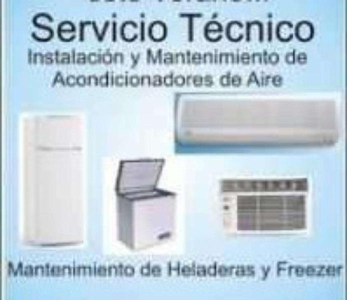 Servicio Tecnico en reparación de Split, Heladeras, Freezer