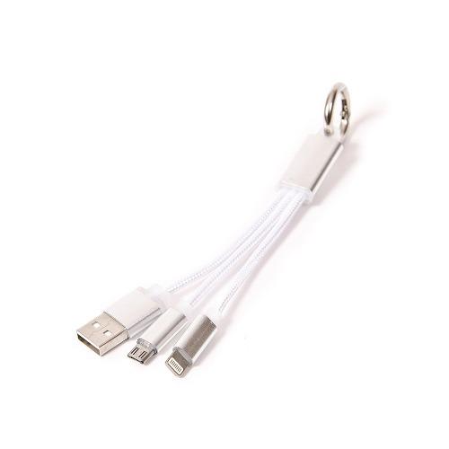 Cable Cargador De Celular Tablet Micro Usb Lightning Llavero