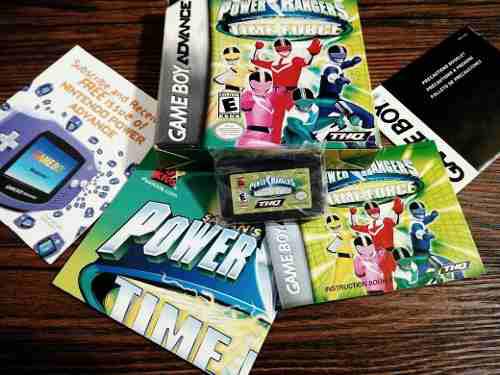 Juego Gameboy Advance Power Rangers Original Completo Caja