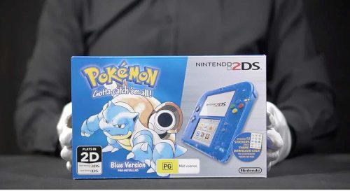 Nintendo 2ds - Edición Pokemon Blue