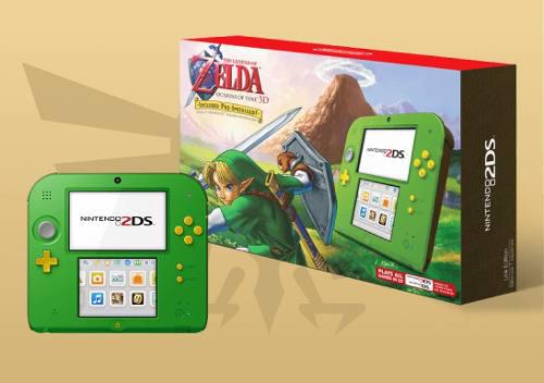 Nintendo 2ds Link Edition Incluye Ocarina Of Time 3d