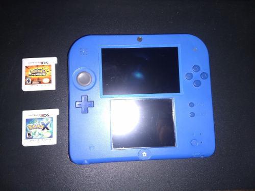 Nintendo 2ds +mario Cart 7+ Pokemon Ultra Sol Y Pokemon X