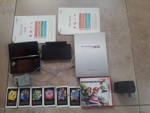 Nintendo 3ds Casi Sin Uso +1juego+cartas+manual De Uso