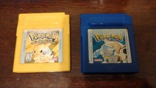 Pokemon Yellow Y Pokemon Blue Gameboy