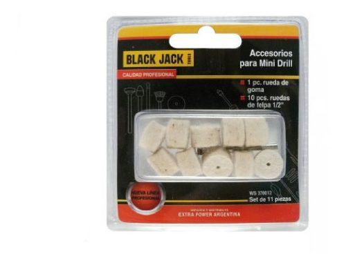 Accesorio Torno Mini Drill Lija Banda 1/2 Pulgada Black Jack