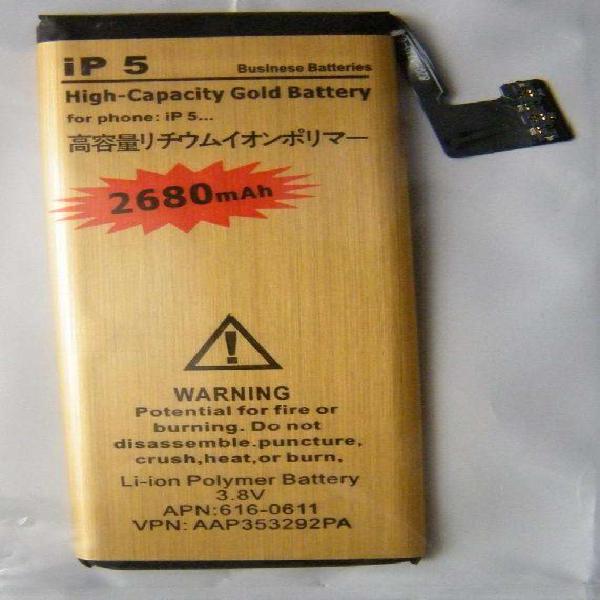 Batería para iphone 5 /5G alta capacidad 2680 mah Nueva,