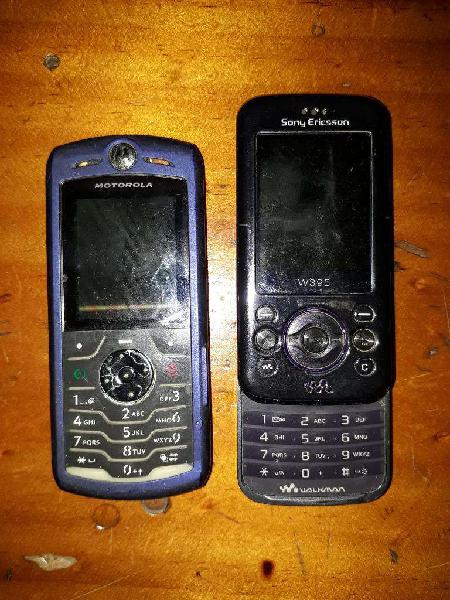 Celu Motorola y Sony Ericson