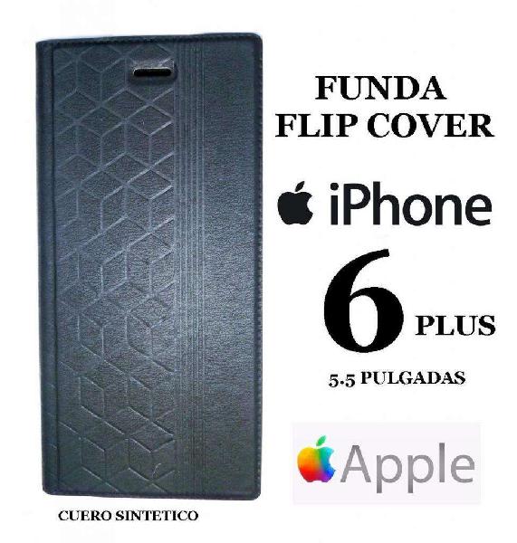 Funda Flip Cover Cuero Sintetico Iphone 6 Plus 5.5 Rosario