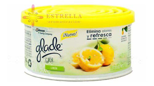 Glade Gel Aromatizador Latita $ 69.90x 6 Desc./ Por Mayor