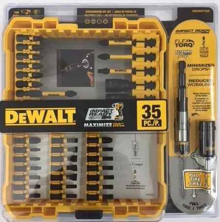 Set / Juego / Kit Puntas Y Accesorios Dewalt 35 Piezas