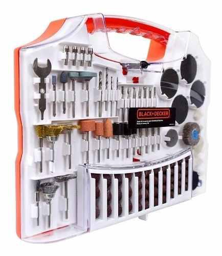 Set Kit Accesorios Mini Torno 93 Piezas Black&decker