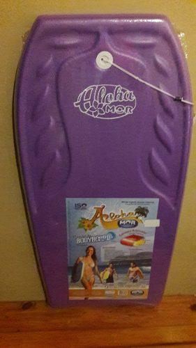 Tabla Barrenar Bodyboard Aloha Mor Rosario - 90x47x6,3 Viole