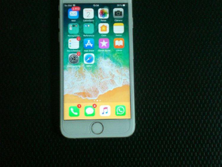 vendo iphone 6 de 64 gb. liberado de icloud - excelente