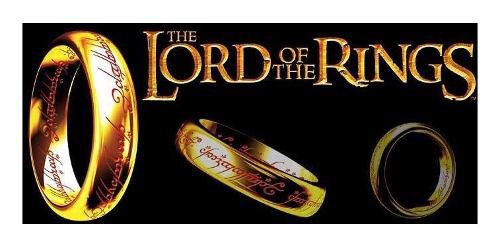 Anillo Unico Lord Of The Rings - El Señor De Los Anillos