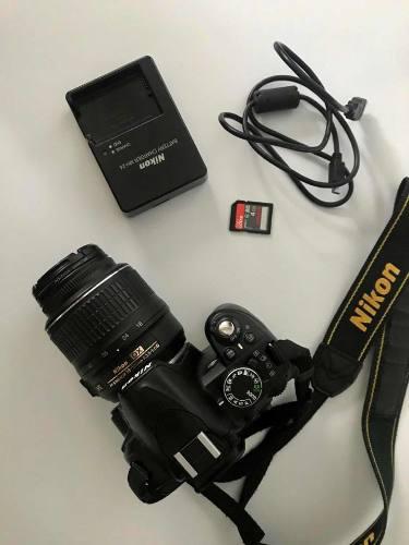 Camara Nikon D3100 + Lente Kit 18-55 Mm + Bolso